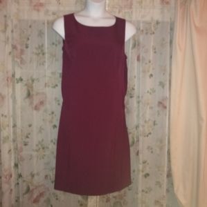 Amazing deep merlot colored dress up or casual cute with flats